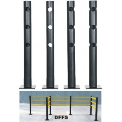 Słupki bariery DFFS - słupek skrajny