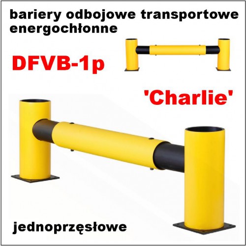 Bariera odbojowa z kołnierzem DFVB-1p "Charlie"