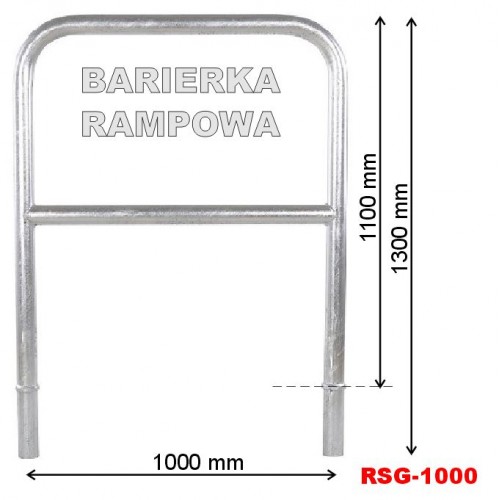 Rama barierki rampowej