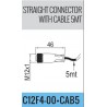 Kabel ze złączką prostą