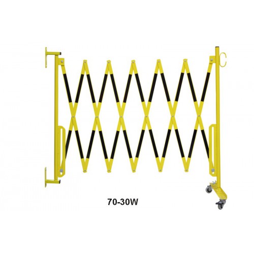 Wygrodzenie nożycowe mocowane do ściany
