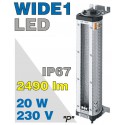 Lampa maszynowa Wide1 led 20W 100÷240V wyjście: “P”-kabel z zaciskiem