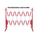 Wygrodzenie nożycowe 70-10 przenośne