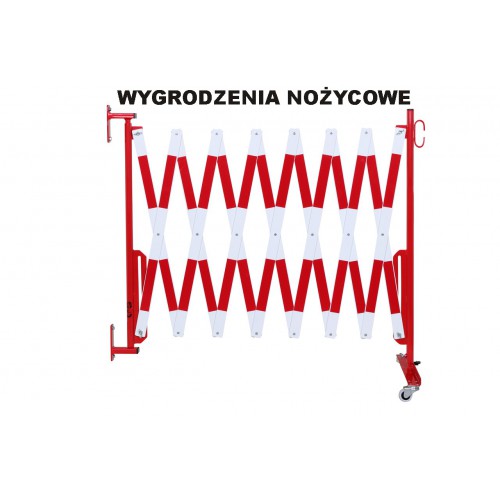 Wygrodzenie nożycowe mocowane do ściany 70-20W